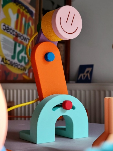 Lampka nocna SKŁADAK VEL GIBEK kolorowa