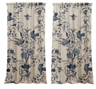 Komplet zasłon zaciemniających SARONG designerskie grafika