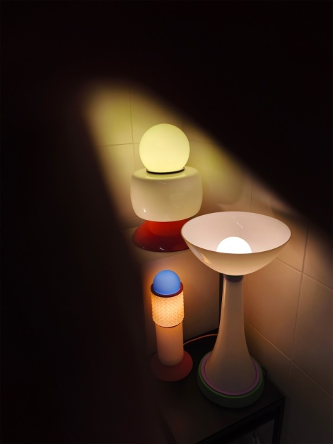 Lampa dekoracyjna ARCA III stojąca artystyczna biała