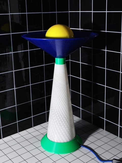 Lampa dekoracyjna ARCA I stojąca artystyczna kolorowa