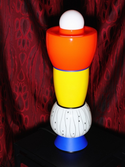 Lampa dekoracyjna TOTA VI stojąca artystyczna kolorowa