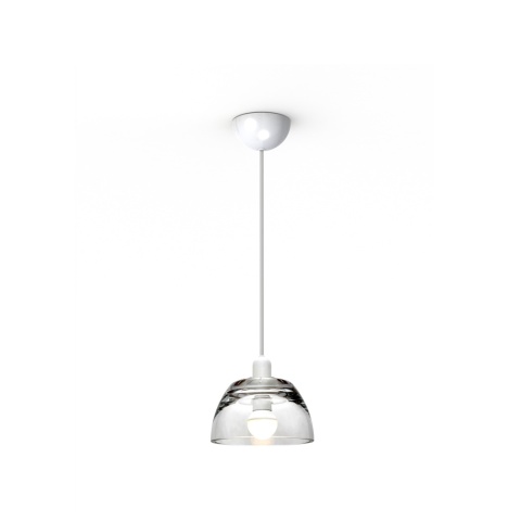 Lampa wisząca szklana AVOCADO biała