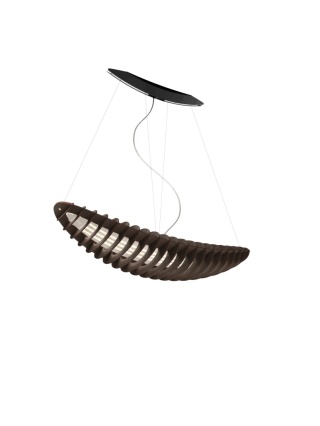 Lampa wisząca ZEPPELIN ze sklejki LED S90 nowoczesna czarna