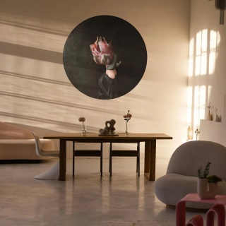 Tapeta okrągła dots TULIPAN 115 cm mural