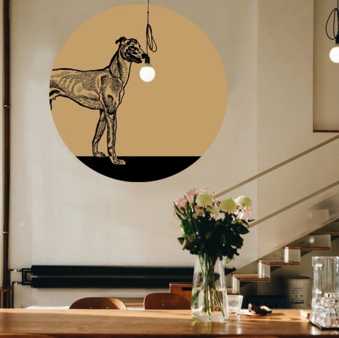 Tapeta okrągła dots HART 115 cm mural