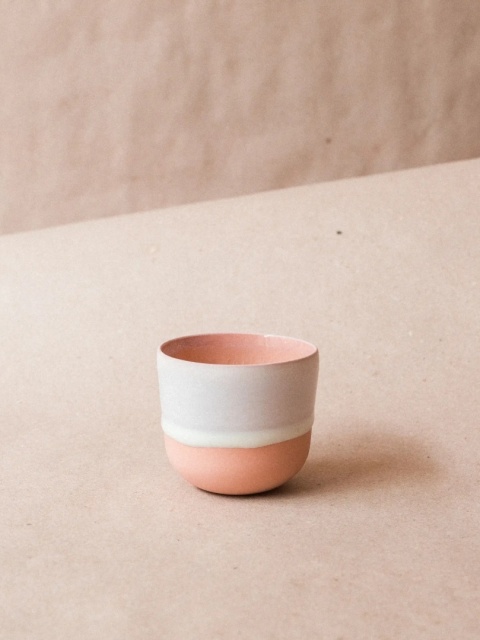 Czarka ceramiczna FIGA 100 ml szkliwiona porcelana do kuchni