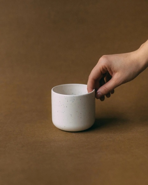 Kubek ceramiczny TAP 350 ml szkliwiony i barwiowny idealny do napojów