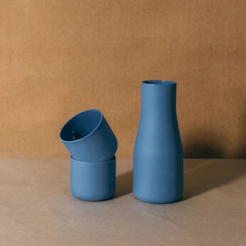 Zestaw ceramiczny TAP karafka i dwa kubki dla siebie lub na prezent