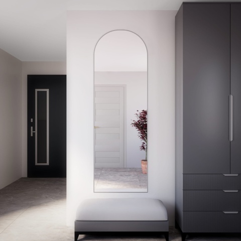 Lustro Tiny Border PASTILLE CUT do łazienki przedpokoju eleganckie z ramą