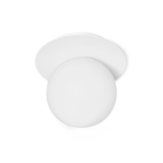 Lampa ścienna BORRA A biała do salonu, korytarza lub sypialni