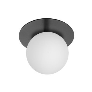 Lampa ścienna BORRA A czarna do salonu, korytarza lub sypialni