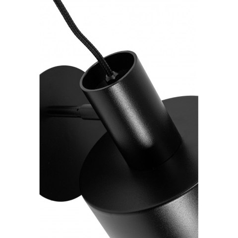 Lampa ścienna ENKEL W czarna regulowana do salonu, korytarza lub sypialni