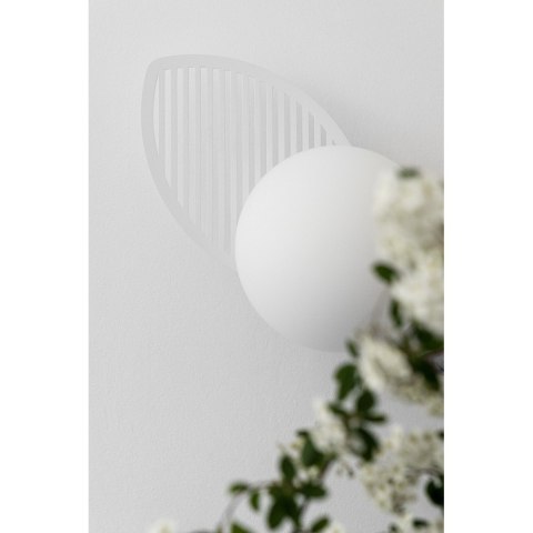 Lampa ścienna FYLLO B biała do salonu, korytarza lub sypialni