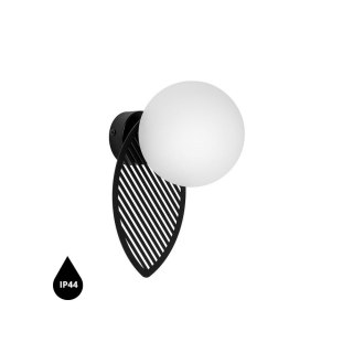 Lampa ścienna FYLLO B czarna do łazienki, korytarza lub eleganckiej strefy przy lustrze