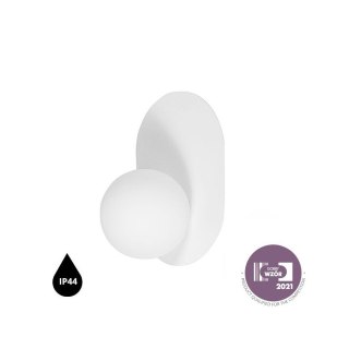 Lampa ścienna HANEA biała do łazienki, korytarza lub eleganckiej strefy przy lustrze