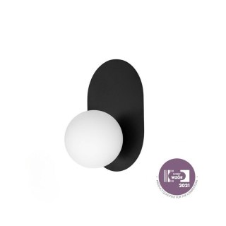 Lampa ścienna HANEA czarna do salonu, korytarza lub sypialni