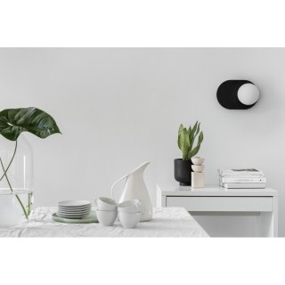 Lampa ścienna HANEA czarna do salonu, korytarza lub sypialni