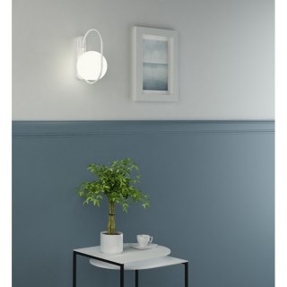 Lampa ścienna KOBAN D biała do salonu, korytarza lub sypialni