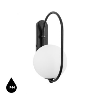 Lampa ścienna KOBAN D czarna do łazienki, korytarza lub eleganckiej strefy przy lustrze