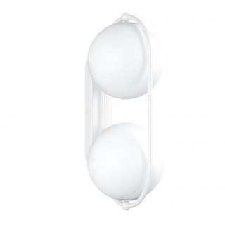 Lampa ścienna KOBAN E biała do salonu, korytarza lub sypialni