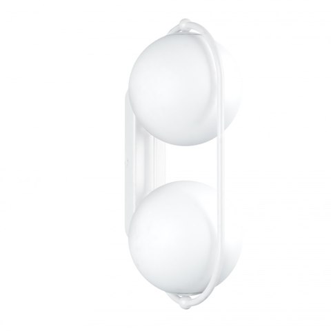 Lampa ścienna KOBAN E biała do salonu, korytarza lub sypialni