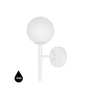 Lampa ścienna KOP A biała do łazienki, korytarza lub eleganckiej strefy przy lustrze