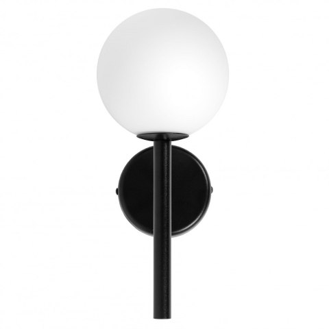 Lampa ścienna KOP A czarna do salonu, korytarza lub sypialni