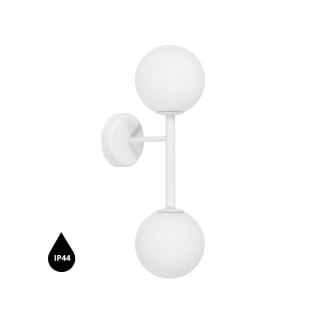 Lampa ścienna KOP B biała do łazienki, korytarza lub eleganckiej strefy przy lustrze