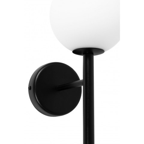 Lampa ścienna KOP B czarna do łazienki, korytarza lub eleganckiej strefy przy lustrze
