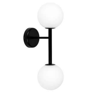 Lampa ścienna KOP B czarna do salonu, korytarza lub sypialni