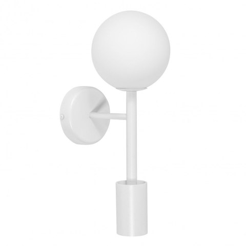 Lampa ścienna KOP C biała do salonu, korytarza lub sypialni