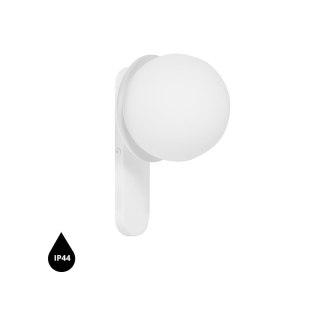 Lampa ścienna KUUL D biała do łazienki, korytarza lub eleganckiej strefy przy lustrze