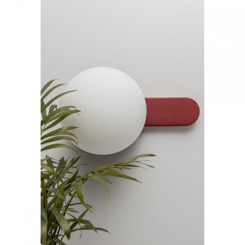 Lampa ścienna KUUL D burgundowa do łazienki, korytarza lub eleganckiej strefy przy lustrze