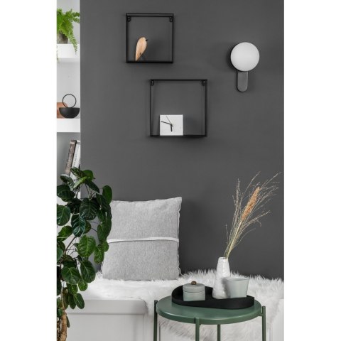 Lampa ścienna KUUL D czarna do łazienki, korytarza lub eleganckiej strefy przy lustrze