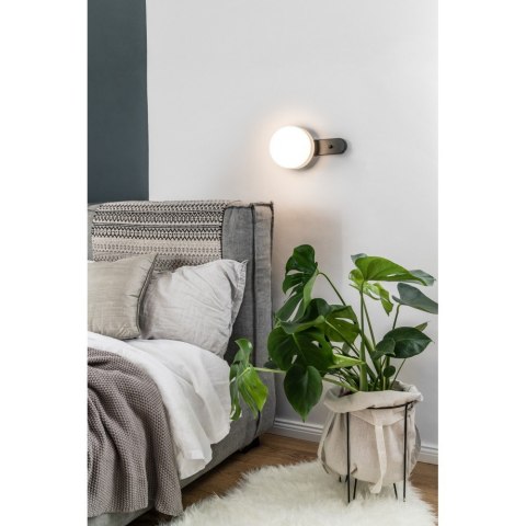 Lampa ścienna KUUL D1 czarna do salonu, korytarza lub sypialni