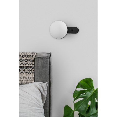 Lampa ścienna KUUL D1 czarna do salonu, korytarza lub sypialni