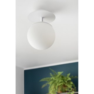 Lampa ścienna PLAAT C biała do łazienki, korytarza lub eleganckiej strefy przy lustrze