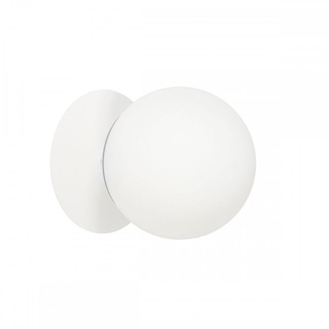 Lampa ścienna PLAAT C biała do łazienki, korytarza lub eleganckiej strefy przy lustrze