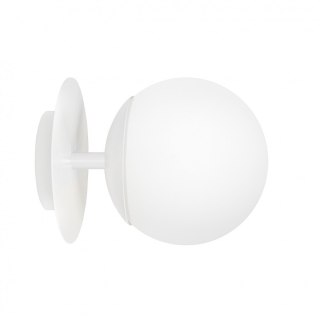 Lampa ścienna PLAAT C biała do salonu, korytarza lub sypialni