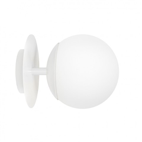 Lampa ścienna PLAAT C biała do salonu, korytarza lub sypialni