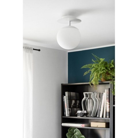 Lampa ścienna PLAAT C biała do salonu, korytarza lub sypialni