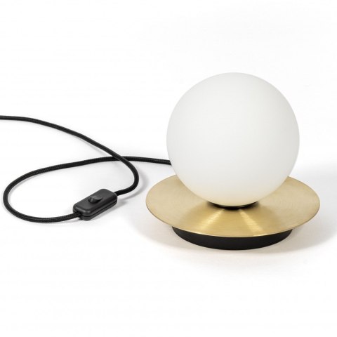 Lampa stołowa BORRA ST mosiądz szczotkowany do salonu, gabinetu lub sypialni