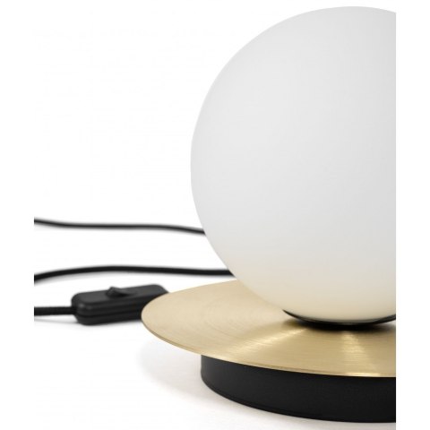 Lampa stołowa BORRA ST mosiądz szczotkowany do salonu, gabinetu lub sypialni