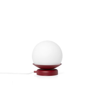 Lampa stołowa KUUL ST burgundowa do salonu, gabinetu lub sypialni