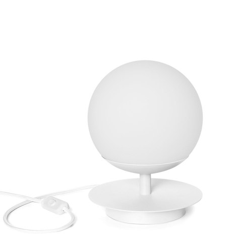 Lampa stołowa PLAAT ST biała do salonu, gabinetu lub sypialni