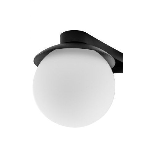 Lampa sufitowa plafon KUUL B czarna potrójna do salonu, przedpokoju lub sypialni