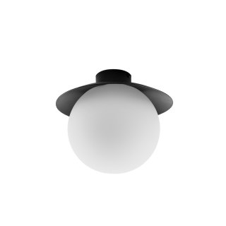 Lampa sufitowa plafon KUUL C czarna do salonu, przedpokoju lub sypialni