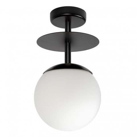 Lampa sufitowa plafon PLAAT B czarna do salonu, przedpokoju lub sypialni