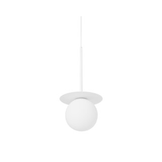 Lampa wisząca BORRA B biała do salonu, jadalni lub nad stół