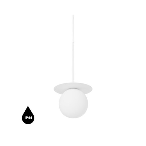 Lampa wisząca BORRA B biała łazienkowa do salonu, jadalni lub nad stół